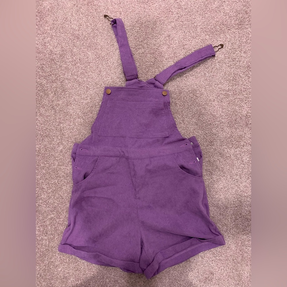 Purple Mini Overalls - Picture 2 of 2
